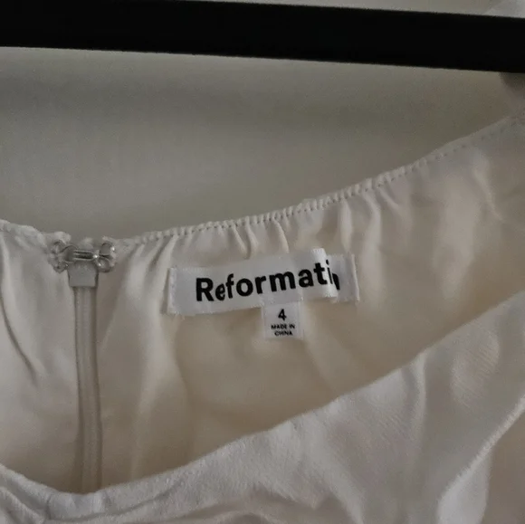 Reformation White Strapless Dress - Picture 8 of 8